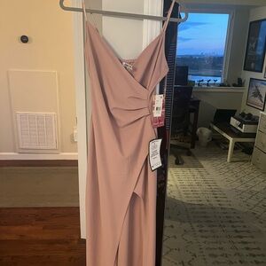 Emerald Sundae Blush Backless Dress